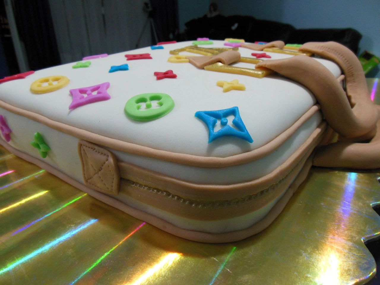 The first cake I made for the Chief Judge's birthday